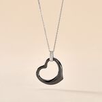 Collier Pam Argent Blanc C&eacute;ramique Et Oxyde De Zirconium - Colliers avec pierres Femme | Marc Orian