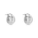 Cr&eacute;oles Anan Argent Blanc - Cr&eacute;oles Femme | Marc Orian