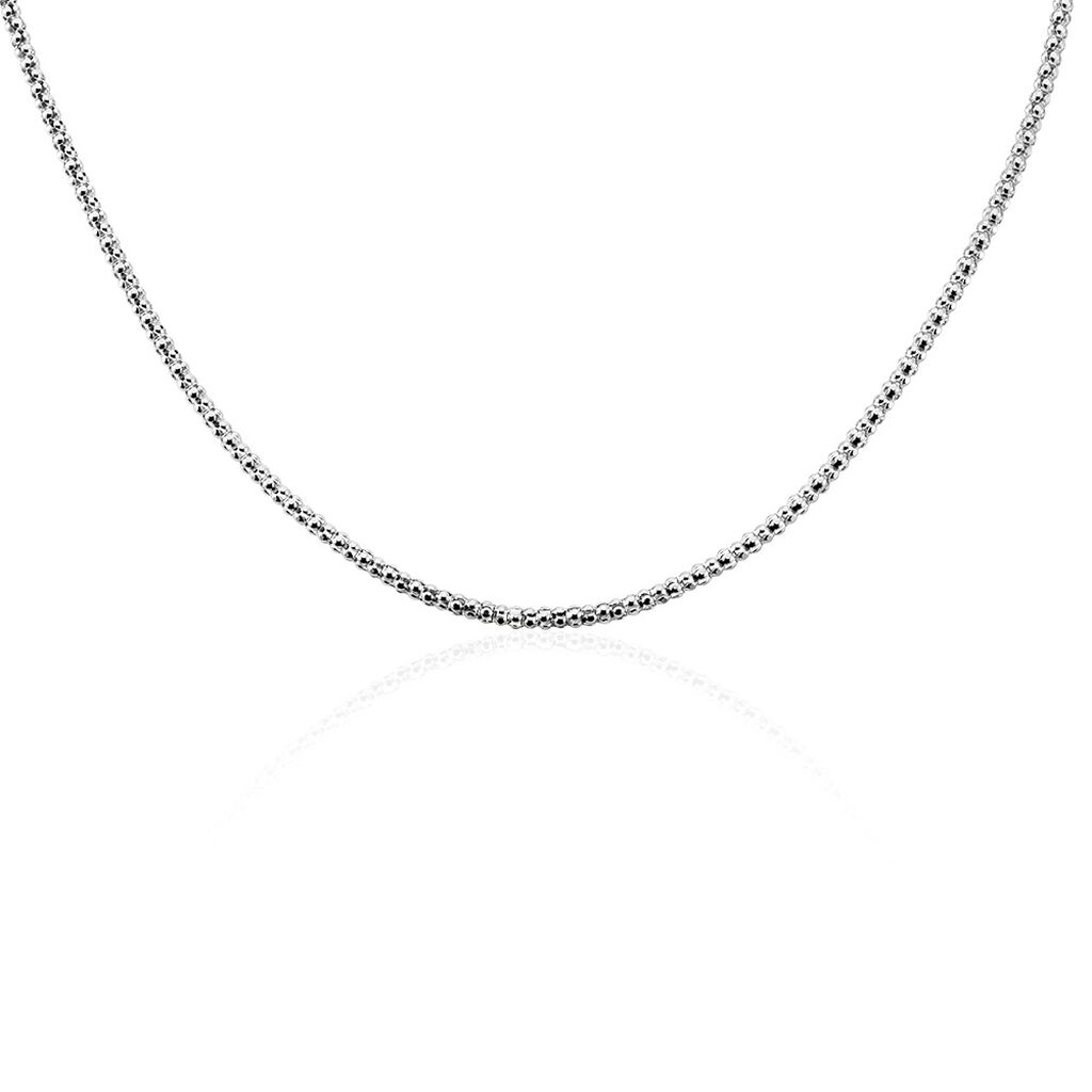 Chaine Nahila Argent Blanc - Chaines Femme | Marc Orian