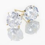 Boucles D'oreilles Puces Or Jaune Katherina Oxyde De Zirconium - Puces Femme | Marc Orian