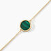 Bracelet Florica Or Jaune Malachite - Bracelets chaînes Femme | Marc Orian