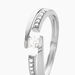 Bague Solitaire Elisa Or Blanc Diamant - Parures de mariage Femme | Marc Orian