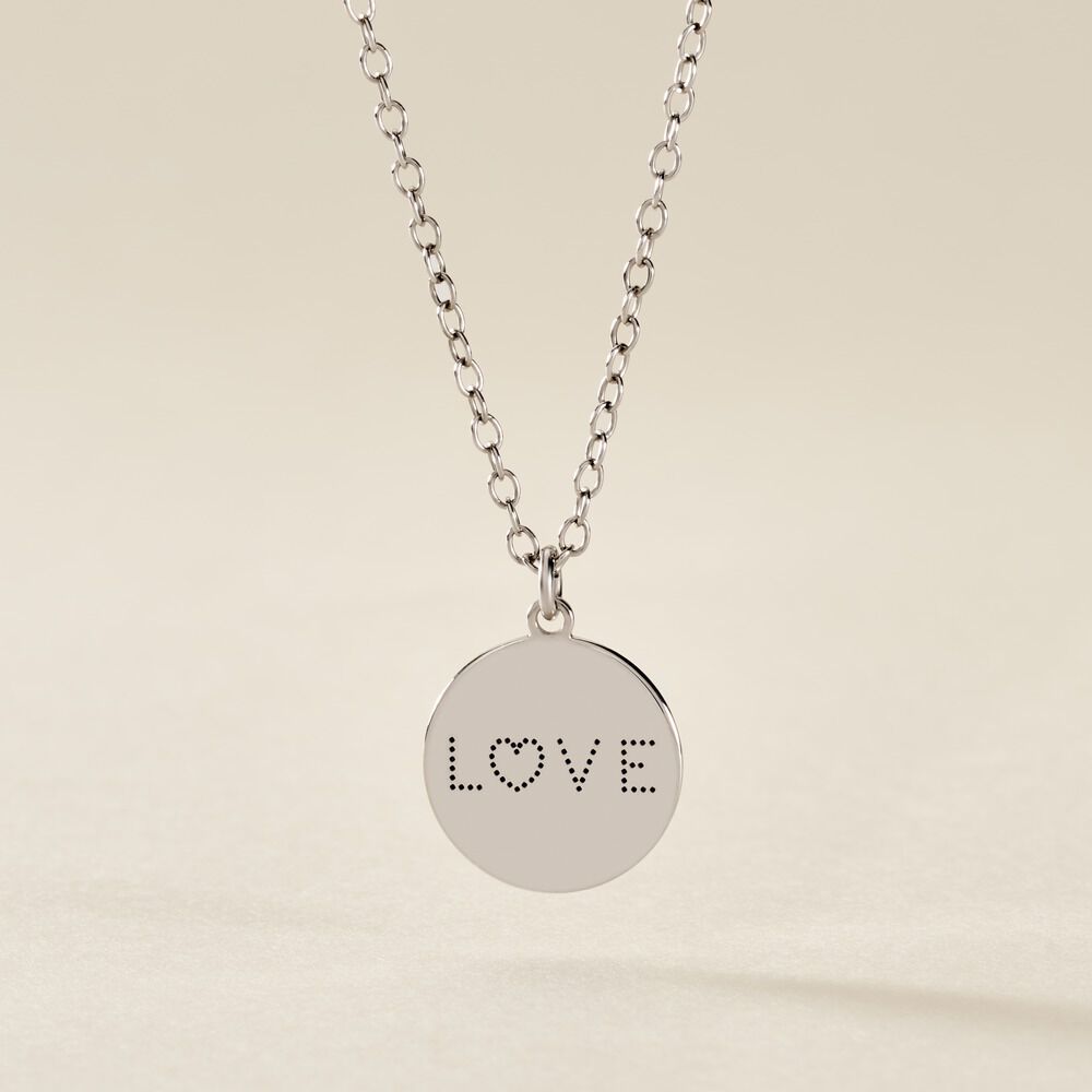 Collier Eternelle Argent Blanc - Colliers fantaisie Femme | Marc Orian