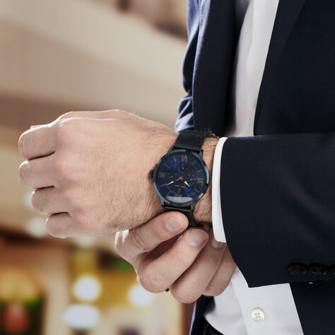 Montre Pierre Lannier Collection Beaucour Bleu - Montres classiques Homme | Marc Orian