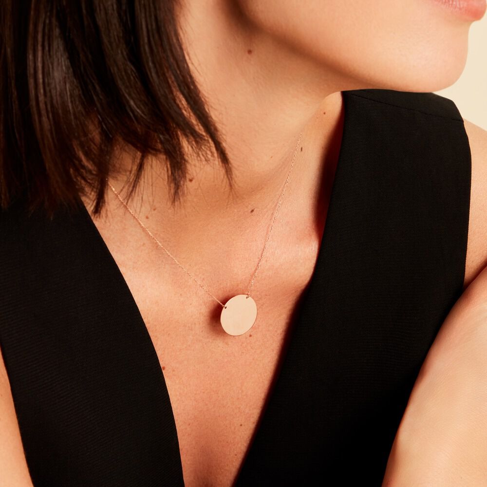 Collier Or Rose - Bijoux personnalis&eacute;s Femme | Marc Orian
