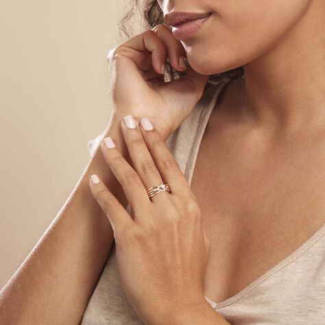 Bague Harmonia Or Jaune Oxyde De Zirconium - Bagues Solitaire Femme | Marc Orian