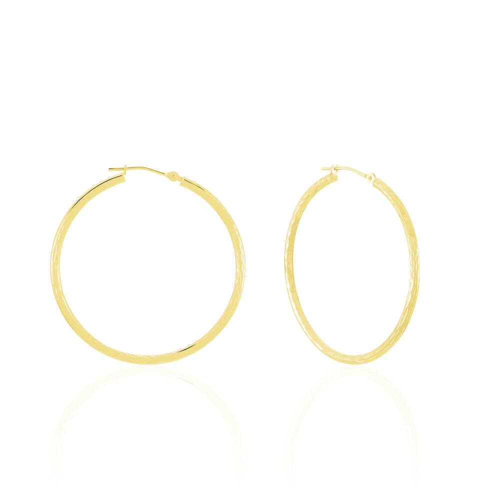 Cr&eacute;oles Cayla Or Jaune - Cr&eacute;oles Femme | Marc Orian