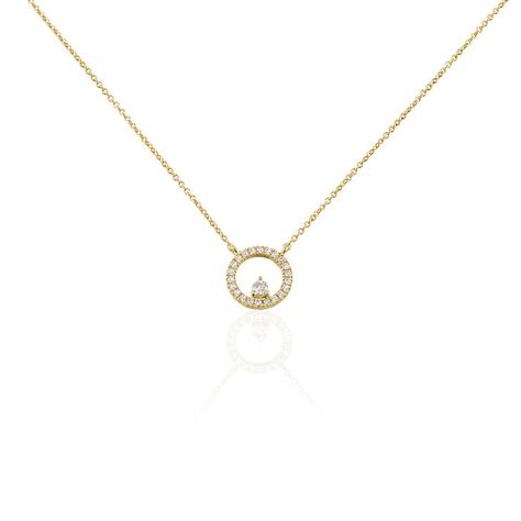 Collier Plaqué Or Lila Oxydes De Zirconium - Colliers avec pierres Femme | Marc Orian