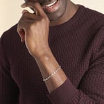 Bracelet Carrus Argent Blanc - Bracelets fantaisie Homme | Marc Orian