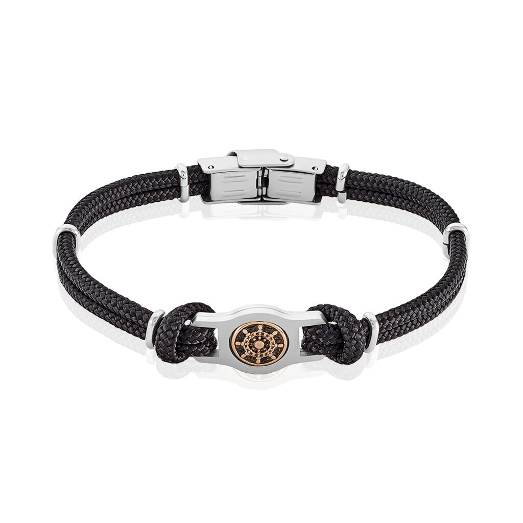 Bracelet Paulette Acier Blanc - Bracelets cordons Homme | Marc Orian