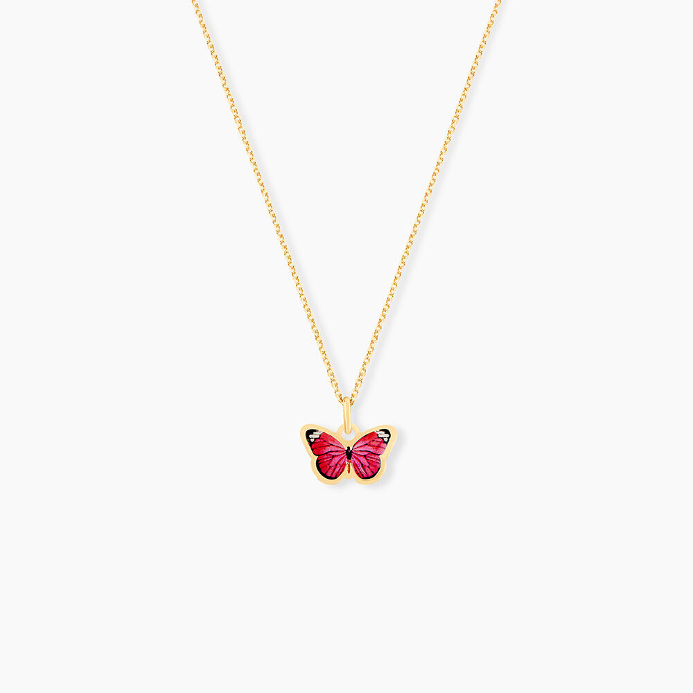 Collier Sulivia Papillon Or Jaune - Colliers ete Enfant | Marc Orian