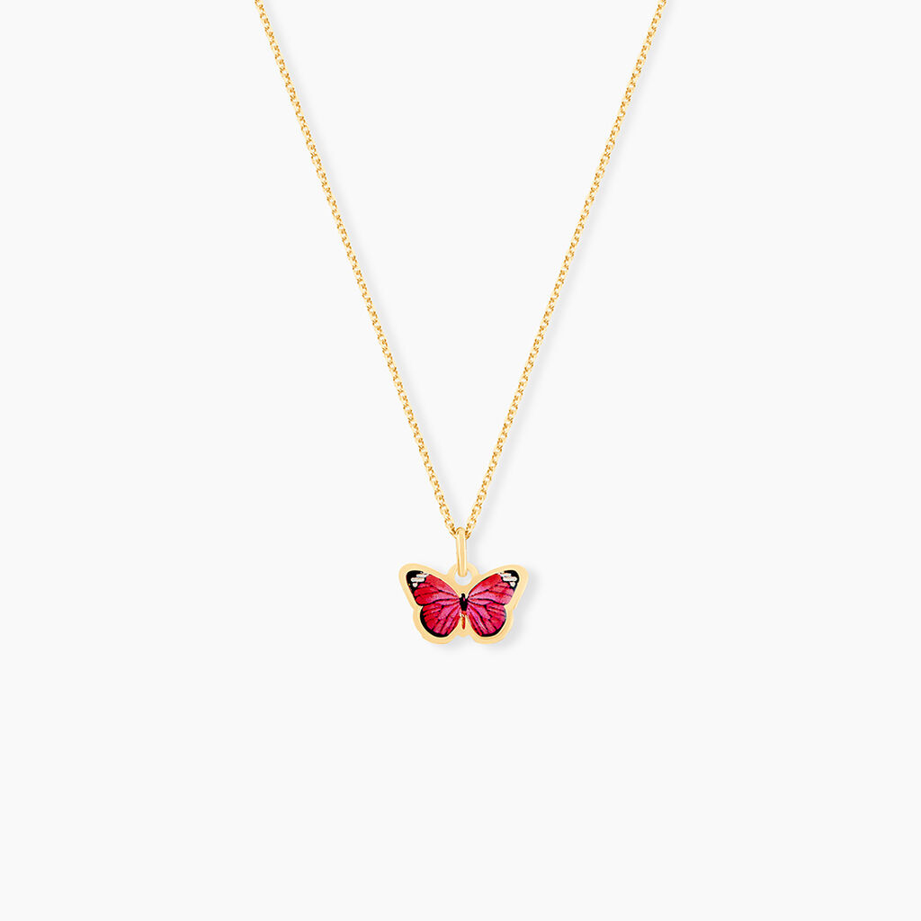 Collier Sulivia Papillon Or Jaune - Colliers ete Enfant | Marc Orian