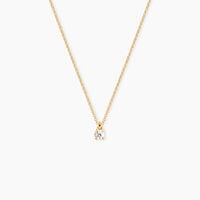 Collier Alexandra Or Jaune Diamant