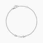 Bracelet Epsilon Argent Blanc Oxyde De Zirconium - Bracelets fantaisie Femme | Marc Orian