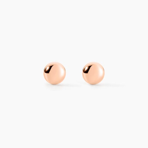 Boucles D'oreilles Puces Fidelia Boule Or Rose - Puces Femme | Marc Orian