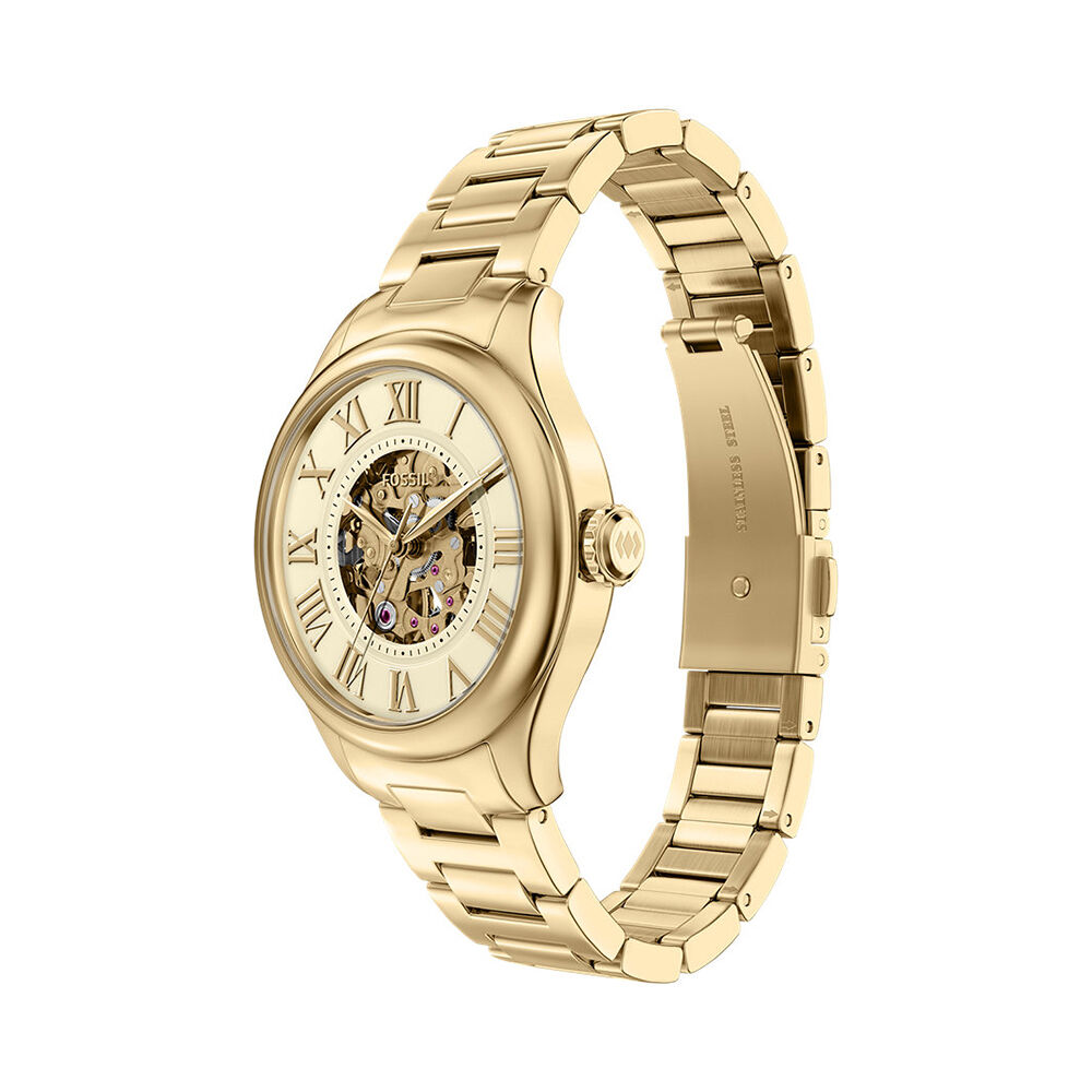 Montre Fossil Gilmore Automatic Dor&eacute; - Montres automatiques Femme | Marc Orian