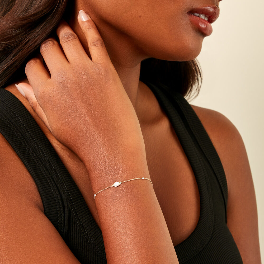 Bracelet Kakalina Or Jaune Nacre - Bracelets chaînes Femme | Marc Orian