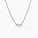 Collier Sigourney Argent Blanc Diamant Synthétique - Colliers avec pierres Femme | Marc Orian