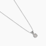 Collier Orphee Or Blanc Diamant - Colliers avec pierres Femme | Marc Orian