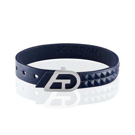 Bracelet Clovis Acier Blanc - Bracelets cuir Famille | Marc Orian