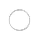 Alliance Demi Jonc Or Blanc - Alliances personnalis&eacute;es Famille | Marc Orian