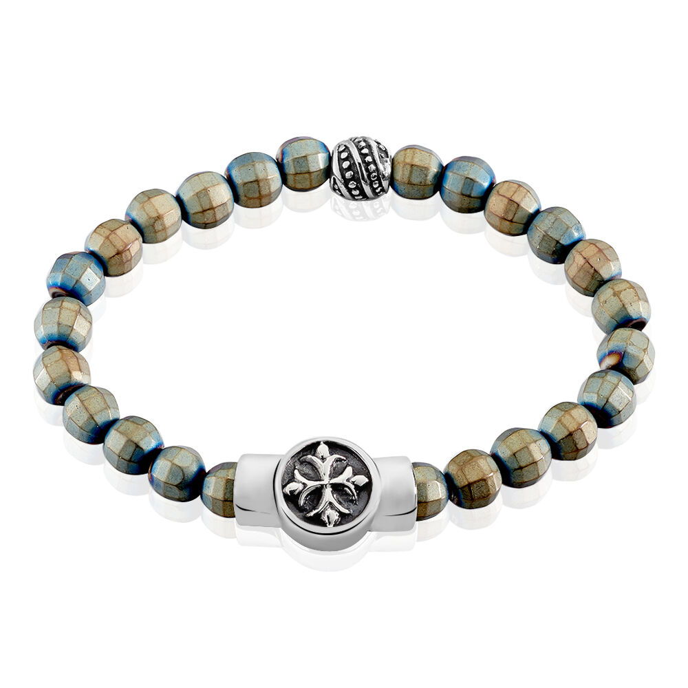 Bracelet Toussineae Acier Blanc - Bracelets Homme | Marc Orian