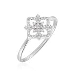 Bague Vasya Or Blanc Diamant - Bagues pierres pr&eacute;cieuses Femme | Marc Orian