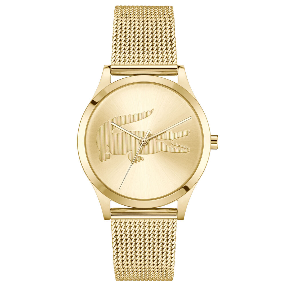 Montre Lacoste Crocodelle Champagne - Montres étanches Femme | Marc Orian