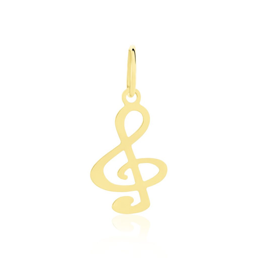 Pendentif Fausta Musique Or Jaune - Pendentifs Famille | Marc Orian