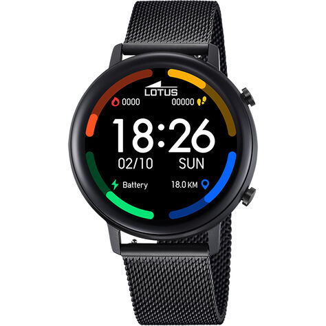 Coffret De Montre Lotus Connectée Smartwach Noir - Montres étanches Famille | Marc Orian