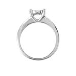 Bague Solitaire Or Blanc Dream Diamants - Parures de mariage Femme | Marc Orian