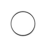 Alliance Demi Jonc Or Blanc - Alliances personnalis&eacute;es Famille | Marc Orian