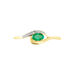Bague Emotion Or Jaune Emeraude Diamant - Bagues vintage Femme | Marc Orian