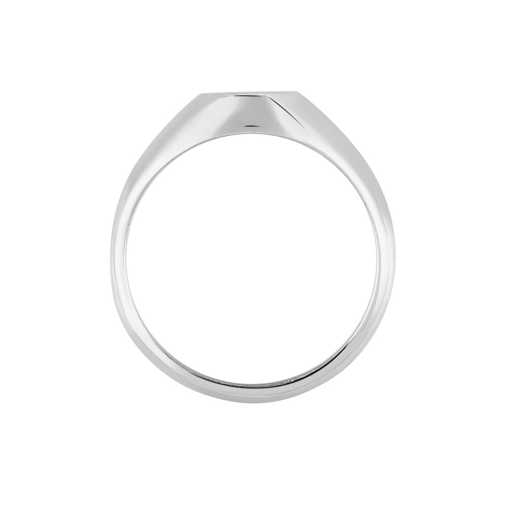 Chevalière Amaurie Argent Blanc Onyx - Bijoux fantaisie Homme | Marc Orian