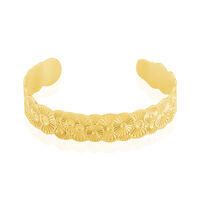 Bracelet Jonc Imagine Florette Acier Jaune