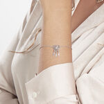 Bracelet Argent Blanc Sisile - Bracelets fantaisie Femme | Marc Orian