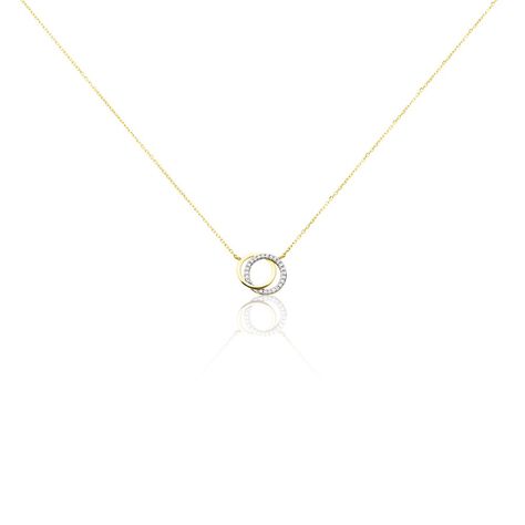 Collier Or Jaune Tresha Diamants - Colliers avec pierres Femme | Marc Orian