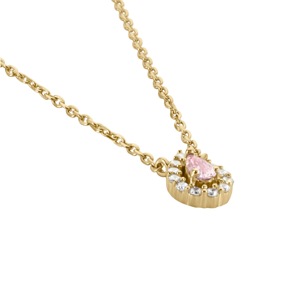 Collier Zihna Plaqué Or Jaune Pierre De Synthèse Oxyde - Colliers avec pierres Femme | Marc Orian