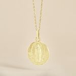 Medaille Or Jaune Vierge - Bijoux personnalis&eacute;s Famille | Marc Orian