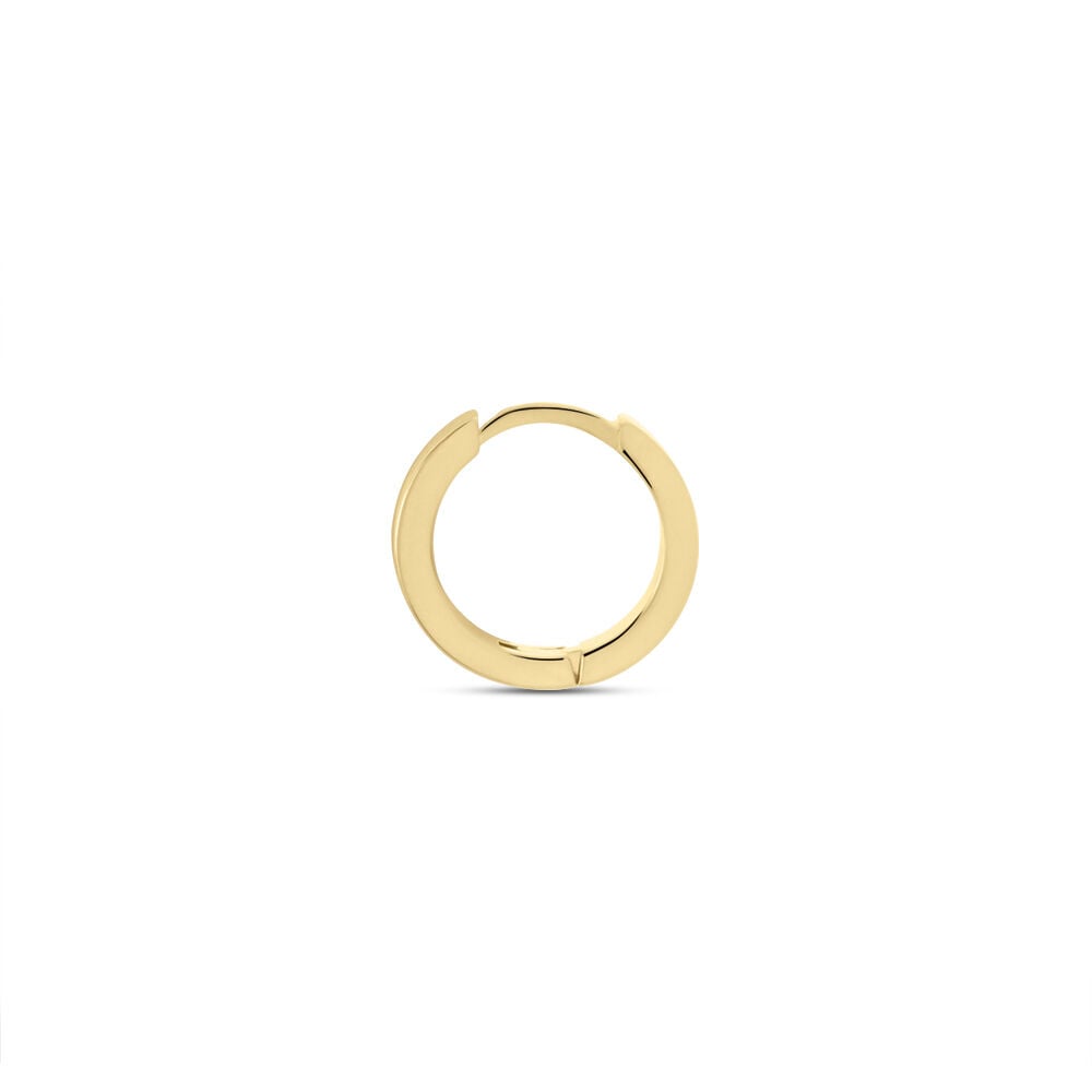 Créole Unitaire Markus Plaqué Or Jaune - Piercings d'oreilles Homme | Marc Orian