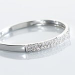 Alliance Amani Or Blanc Diamant - Parures de mariage Femme | Marc Orian