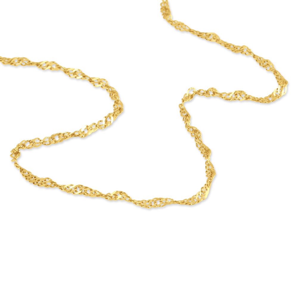 Cha&icirc;ne Imanie Maille Singapour Or Jaune - Chaines Femme | Marc Orian