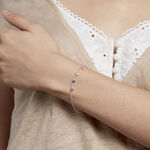 Bracelet Stephen Argent Blanc Oxyde De Zirconium - Bracelets fantaisie Femme | Marc Orian
