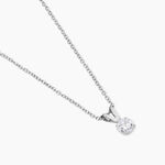 Pendentif Mabila Or Blanc Oxyde De Zirconium - Pendentifs Femme | Marc Orian
