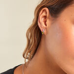 Boucles D'oreilles Puces Avalon Argent Blanc Oxyde De Zirconium - Puces Femme | Marc Orian