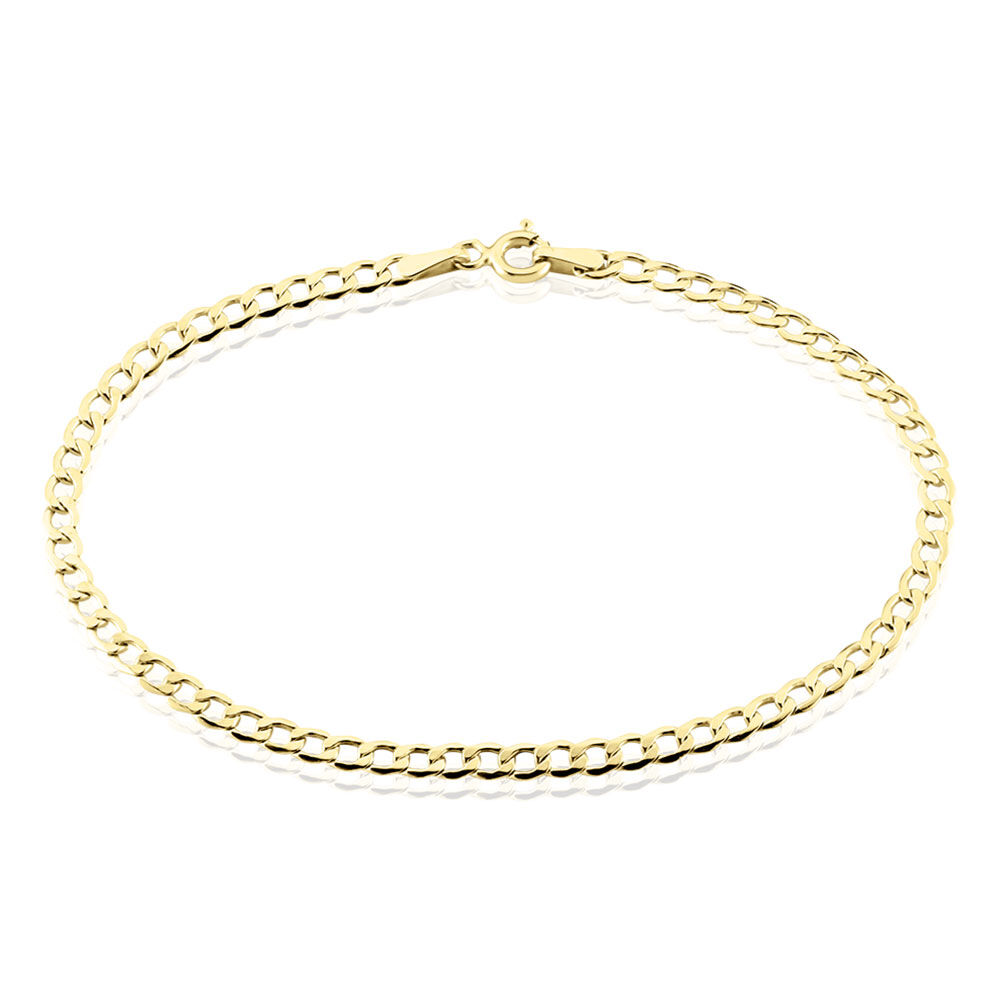Bracelet Iris Or Jaune Maille Gourmette - Bracelets mailles Femme | Marc Orian