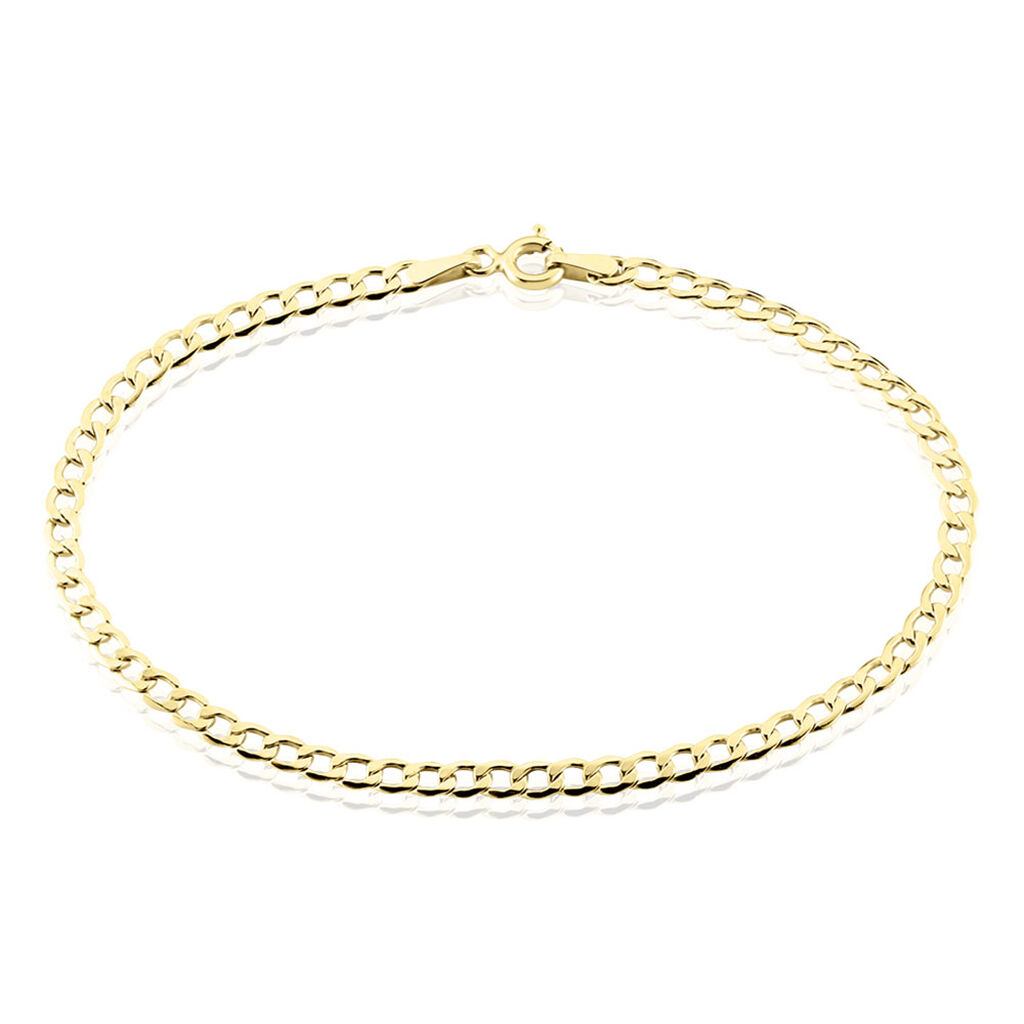 Bracelet Iris Or Jaune Maille Gourmette - Bracelets mailles Femme | Marc Orian