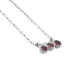 Collier Kasey Argent Blanc Oxyde De Zirconium - Colliers avec pierres Femme | Marc Orian