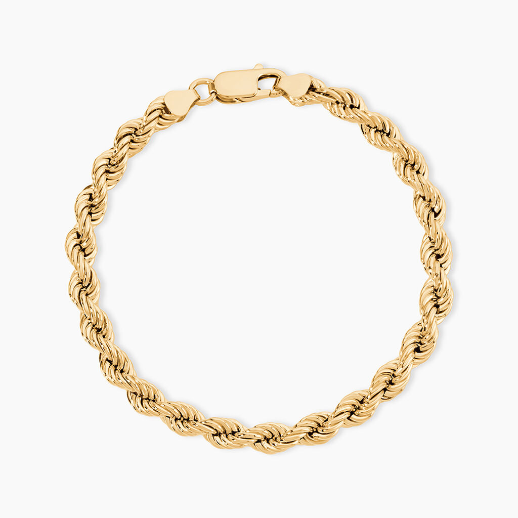 Bracelet Cordelia Maille Corde Or Jaune - Bracelets mailles Femme | Marc Orian