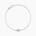 Bracelet Auxana Argent Blanc Oxyde De Zirconium - Bracelets chaînes Femme | Marc Orian